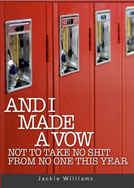 Young adult fiction book showing high school lockers