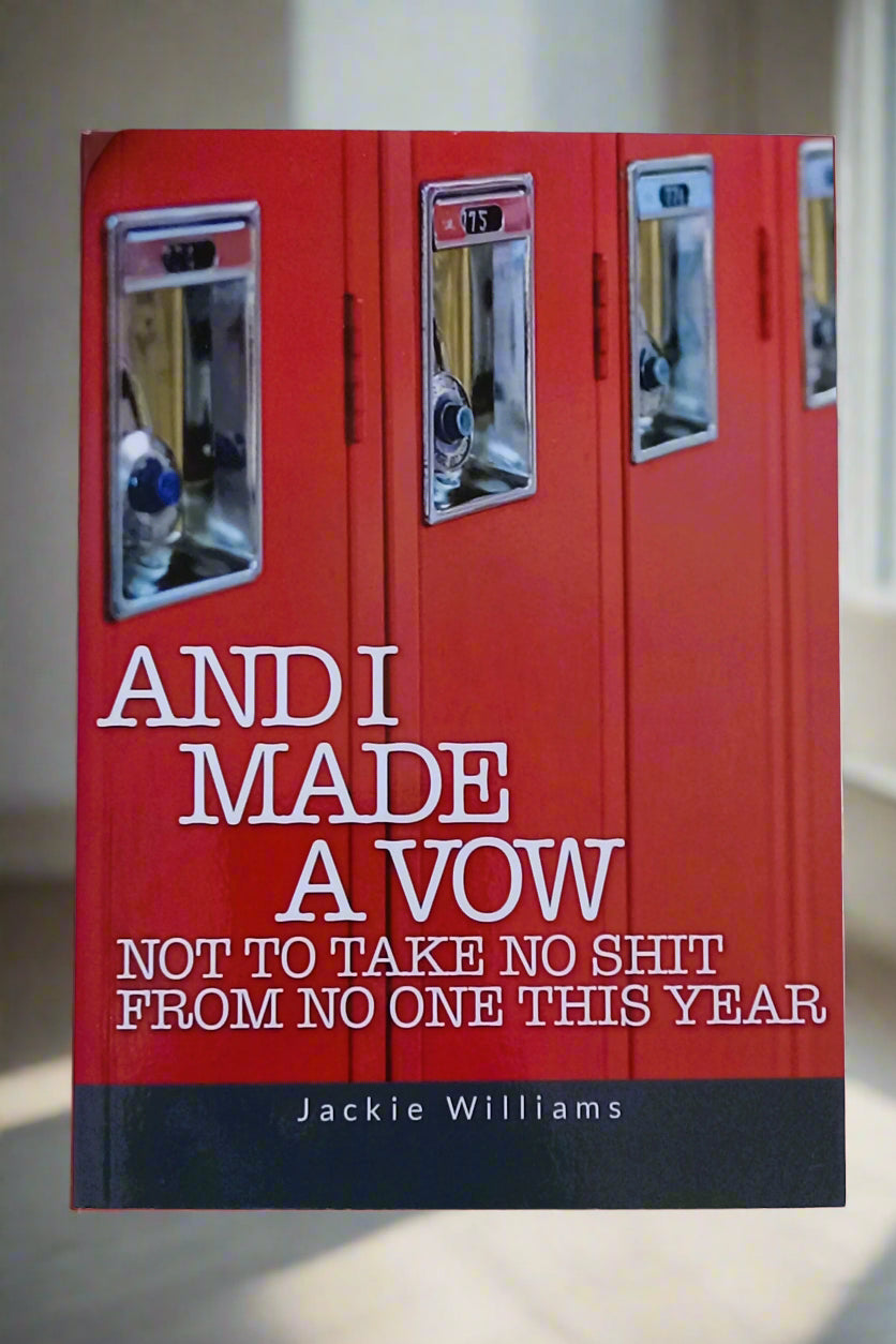 Young adult fiction book showing high school lockers