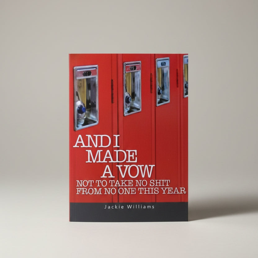 Young adult fiction book showing high school lockers