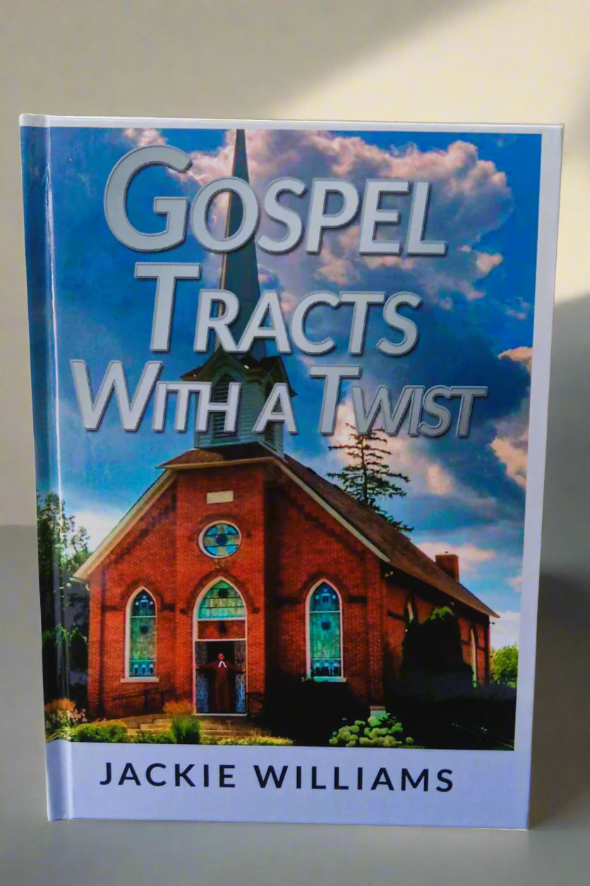 A Christian fiction book cover featuring a drawing of a quaint church. A figure stands at the church door with arms outstretched, evoking an unwelcoming gesture.