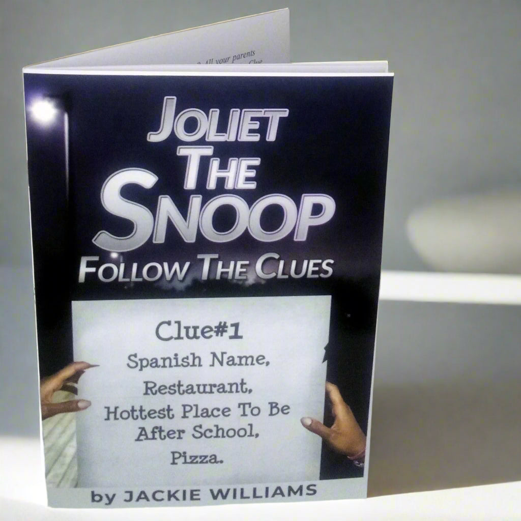 The cover of the young adult mystery book features a teenage girl holding a piece of paper with clues to a mystery.