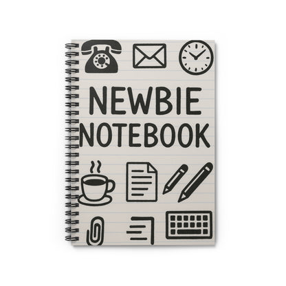 Newbie Notebook: Cute Ruled Journal for New Secretary