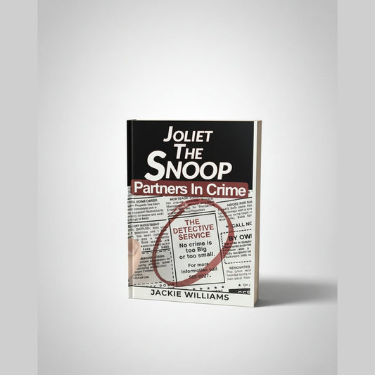 A young adult mystery book with the cover showing a picture of a classified ad circle that states "The Detective Service: No Crime Too Big or Too Small. For More Information Call 555-0227